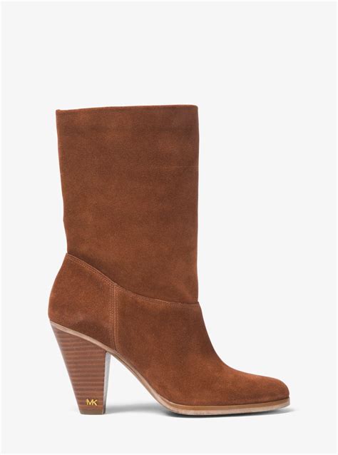 michael kors divia suede ankle boot|michael kors women's boots.